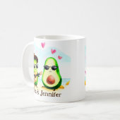Avocado Couple Kaffeetasse (Vorderseite Links)
