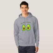 Avocado Couple Sie sind so grün Mens Hoodie (Vorne ganz)