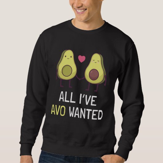 Avocado Couple Valentine s Day Sweatshirt (Vorderseite)