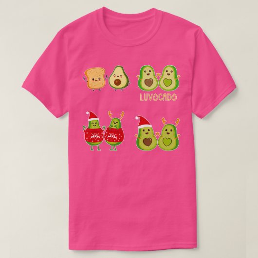 Avocado Couples Niedlich Classic TShirt (Design vorne)