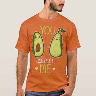 Avocado Couples Valentinstag T-Shirt