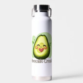 🥑 Avocado Crush 💚 Trinkflasche (Vorne)