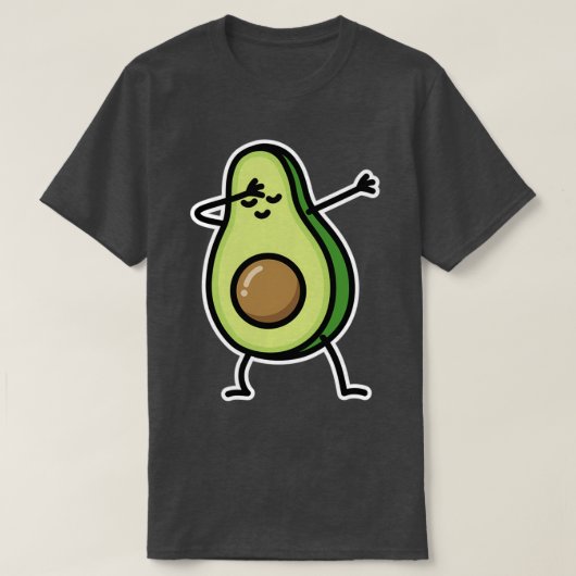 Avocado dab dabbing Klassisches TShirt (Design vorne)