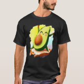 Avocado Dancing on Toast Cute Avocado Bread Foodie T-Shirt (Vorderseite)