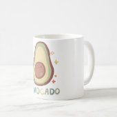 Avocado Delight � Süße Tier Art Kaffeetasse (VorderseiteRechts)