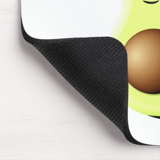 Avocado der König aller Früchte Mousepad (Ecke)