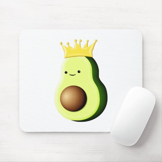 Avocado der König aller Früchte Mousepad (Mit Mouse)