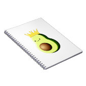 Avocado der König aller Früchte Notizblock (Rechte Seite)