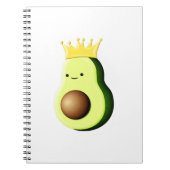 Avocado der König aller Früchte Notizblock (Vorderseite)