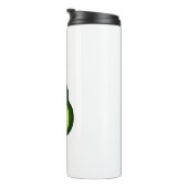 Avocado der König aller Früchte Thermosbecher (Nach rechts gedreht)