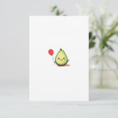 Avocado-Design, Avocado-Thema Dankeskarte (Stehend Vorderseite)