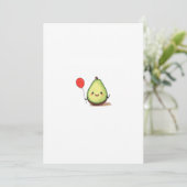 Avocado-Design, Avocado-Thema Einladung (Stehend Vorderseite)