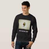 Avocado-Design das gute Fett Sweatshirt (Vorne ganz)