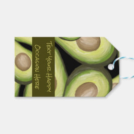Avocado Design Druckgeschenk-Tag Geschenkanhänger