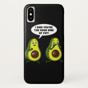 Avocado die gute Art des fetten lustigen veganen Case-Mate iPhone Hülle