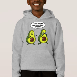 Avocado die gute Art des fetten lustigen veganen Hoodie