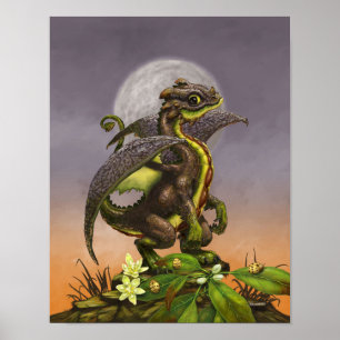Avocado Dragon 11x14 (4x6 und höher) Poster