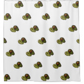 Avocado Duschvorhang (Vorderseite)