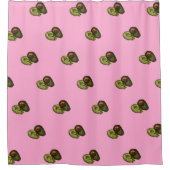 Avocado Duschvorhang (Vorderseite)