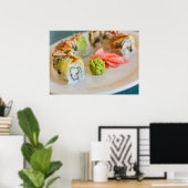 Avocado Eel Sushi Roll Poster (Heimbüro)