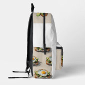 Avocado & Egg Toast Gusto Poesie Bedruckter Rucksack (Links)