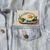 Avocado & Egg Toast Gusto Poesie Button (Insitu)