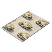 Avocado & Egg Toast Gusto Poesie Notizblock (Linke Seite)