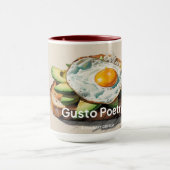 Avocado & Egg Toast Gusto Poesie Tasse (Zentrum)