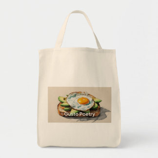 Avocado & Egg Toast Gusto Poesie Tragetasche