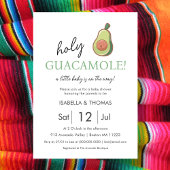 Avocado | Einladung zur Kinderdusche "Holy Guacamo