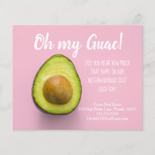 Avocado-Empfehlung Immobilienmarketing Verkaufsanz Flyer