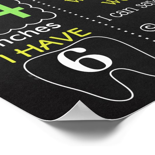 Avocado Erste Geburtstagsparty Poster (Ecke)