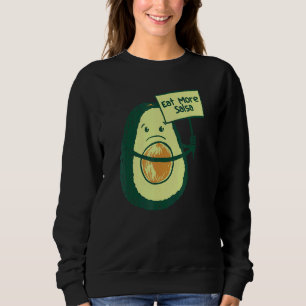 Avocado Essen mehr Salsa Vegane Nahrungsmittel Kin Sweatshirt