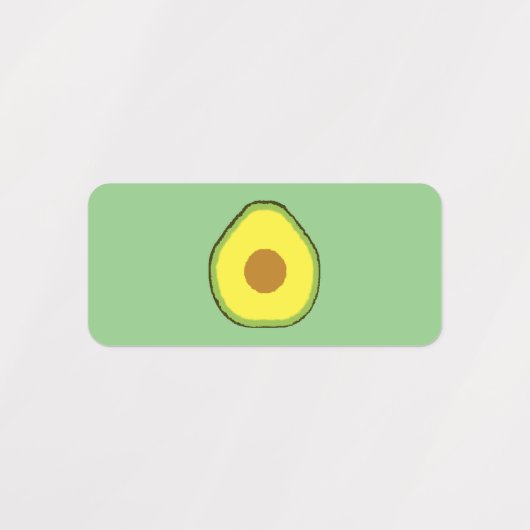 Avocado Etiketten (Design 2)