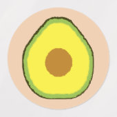 Avocado Etiketten (Design 1)