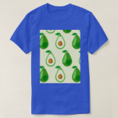 Avocado Exotische Hübsche Blüte T-Shirt (Design vorne)