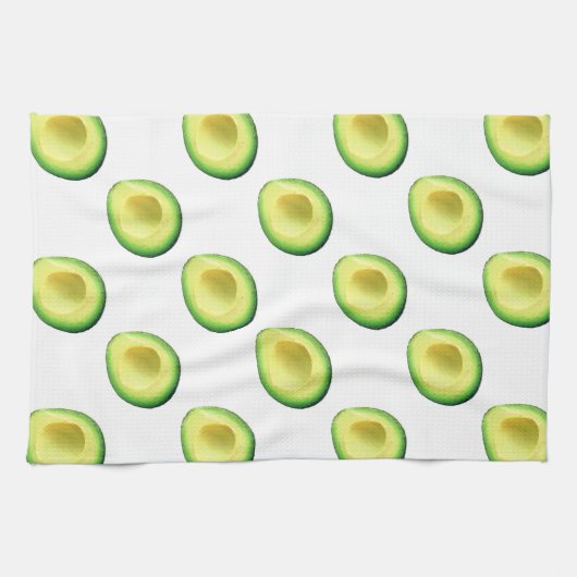 Avocado Fiesta Guacamole Green 4Flo Geschirrtuch (Horizontal)