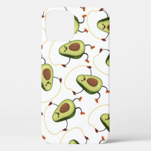 Avocado Fitness: Niedliches Vintages Muster Case-Mate iPhone Hülle