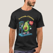 Avocado-Fitness T-Shirt (Vorderseite)
