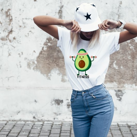 Avocado Fitness T - Shirt für Frauen