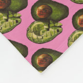 Avocado Fleece Blanket (Ecke)