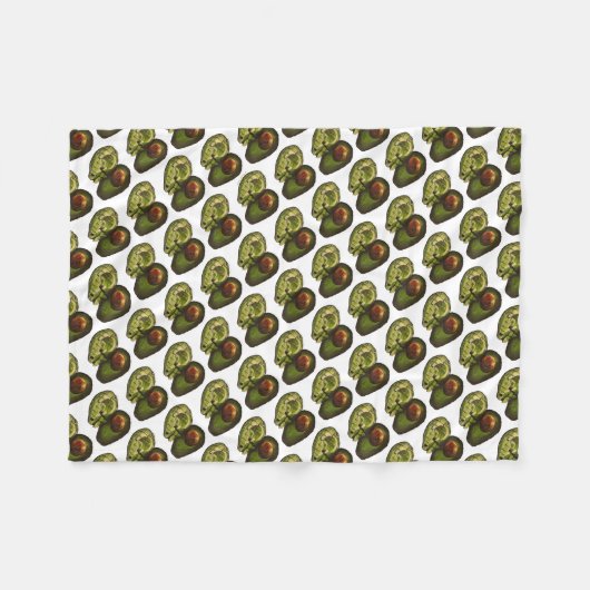 Avocado Fleece Blanket (Vorderseite (Horizontal))