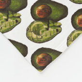 Avocado Fleece Blanket (Ecke)