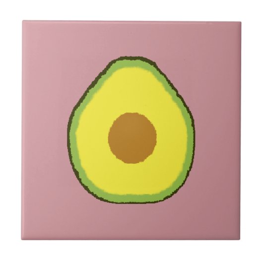 Avocado Fliese (Vorderseite)