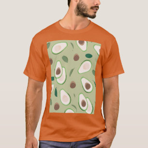 Avocado Flowres Frucht T-Shirt