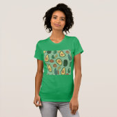 Avocado Freight for Joyful Vibes Green T-Shirt (Vorne ganz)