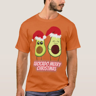 Avocado Frohe Weihnachten Avocado Frohe Weihnachte T-Shirt