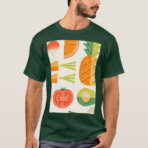 Avocado Frucht Charming Stil T-Shirt