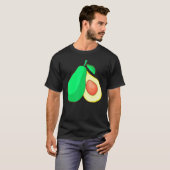 Avocado-Frucht Essen Vegan Vegetarisch T-Shirt (Vorne ganz)