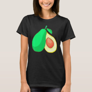 Avocado-Frucht Essen Vegan Vegetarisch T-Shirt